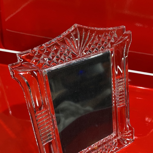 WATERFORD CRYSTAL PICTURE FRAME "ABBEVILLE" 4 X 6 photo area EUC - Picture 11 of 15